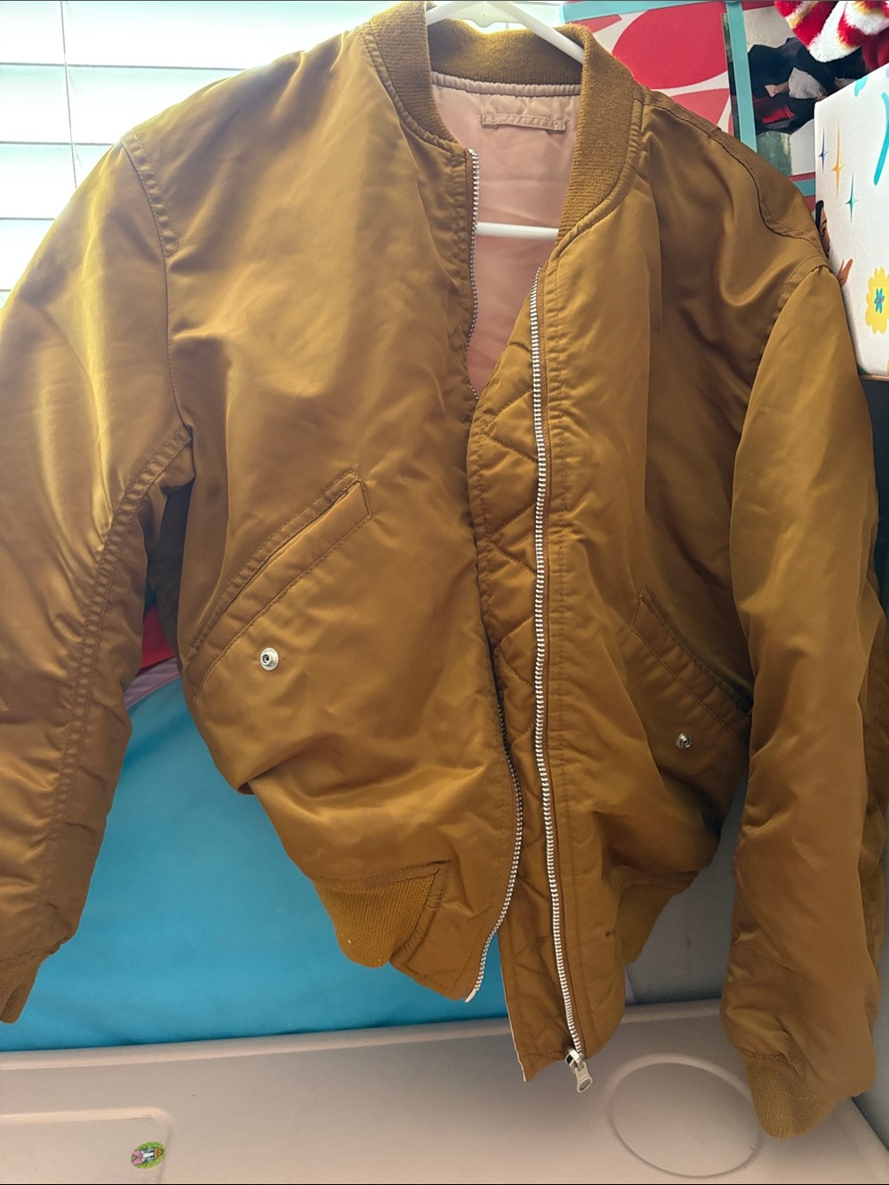 Mustard Bomber Jacket